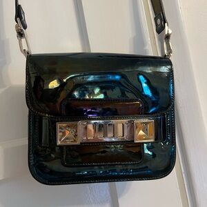 Proenza Schouler PS11 Classic Shoulder Bag – Iridescent Patent Leather